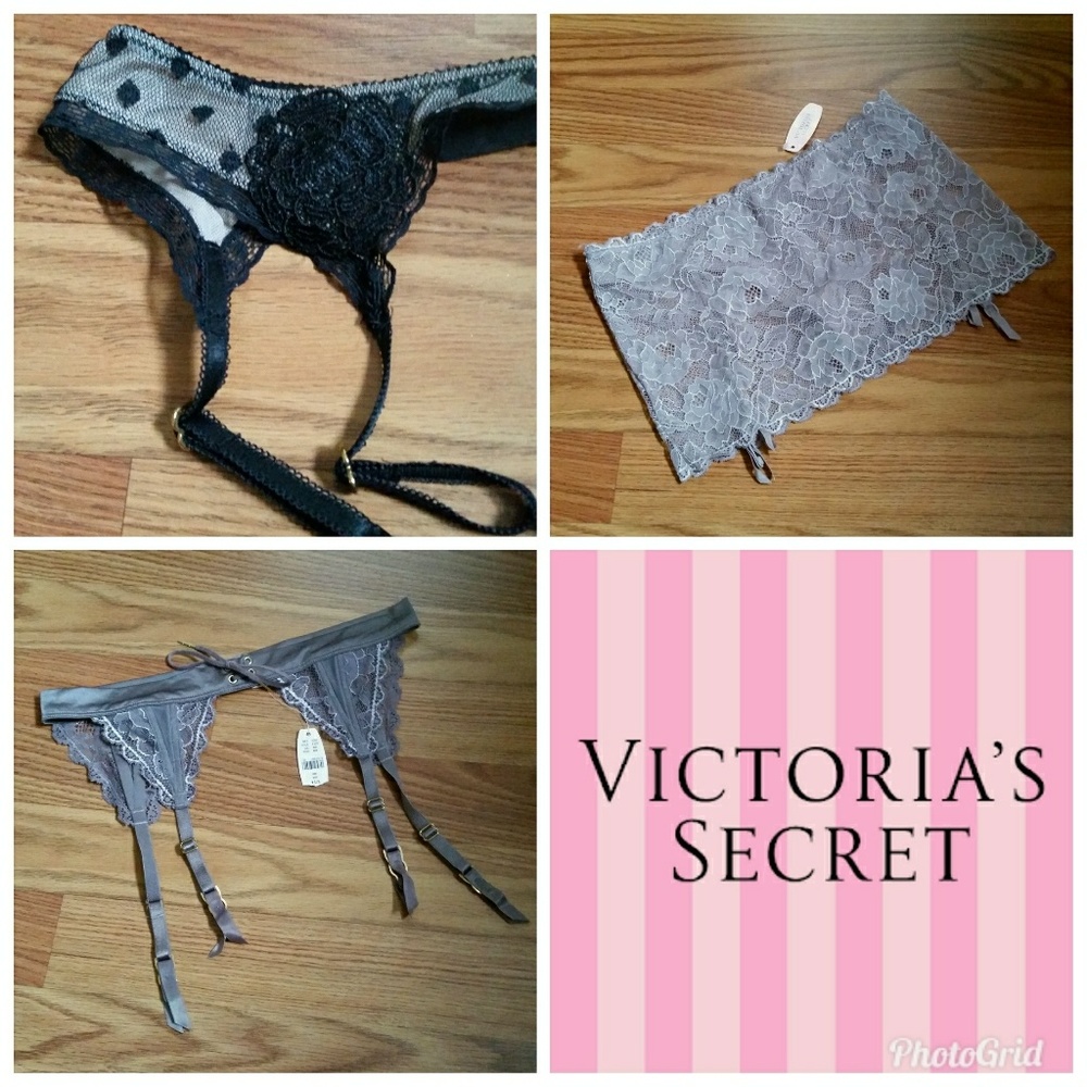 VS NWT Garter Bundle XS/S (Set of 3)